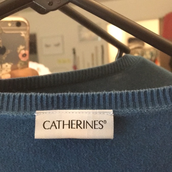 Teal blue sweater - Picture 2 of 4